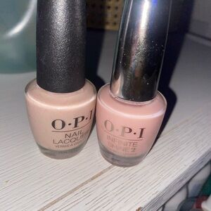 OPI Nail Lacquer Duo in Soft Pink and Nude - never used